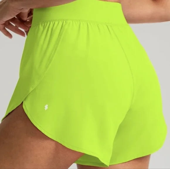 High Waisted Athletic Shorts (S) NWT - Picture 3 of 9